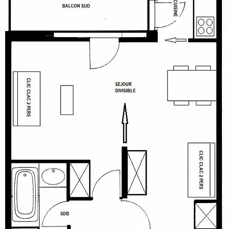 Le Chardonnet - Pour 5 Personnes Mae-9564 Apartment
